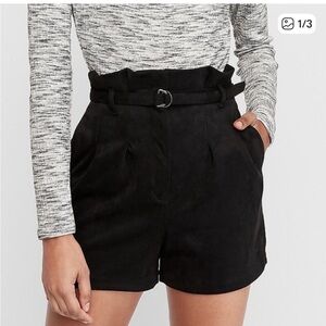 Express Women's High Waist Black Shorts